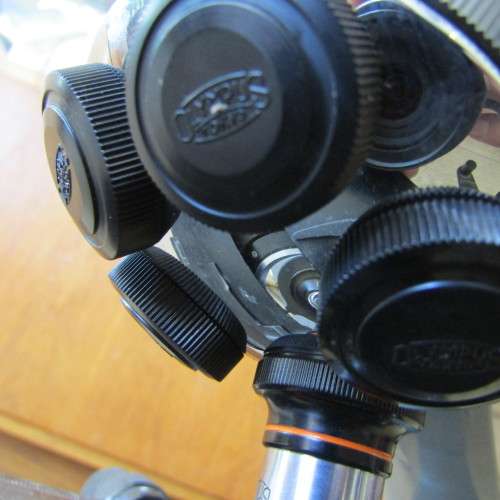 Microscopes Vintage Olympus EHS Laboratory microscope in case lamp